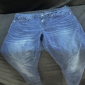Men's Blue Jeans-true religion geno-size 36x32-#473